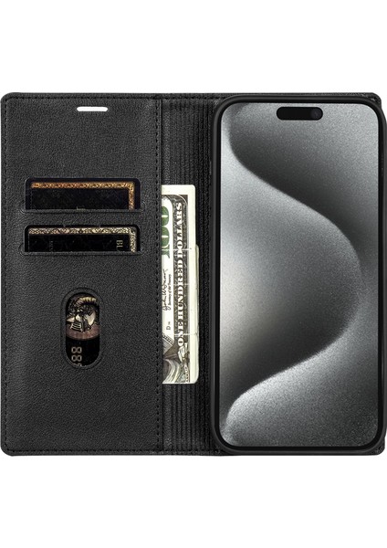 iPhone 14 Pro Max Pu Deri Stand Telefon Kılıfı (Yurt Dışından) fırsatları