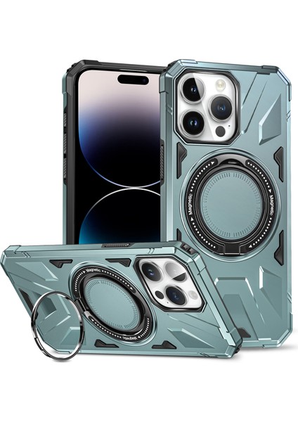 iPhone 14 Pro Max Drop Shock Emici Tpu+Pc Telefon Kılıfı (Yurt Dışından)