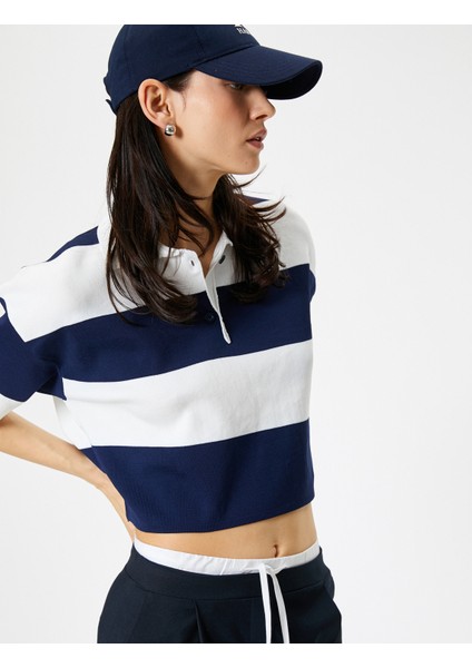 Polo Yaka Kazak Oversize Kısa Kollu fiyatları