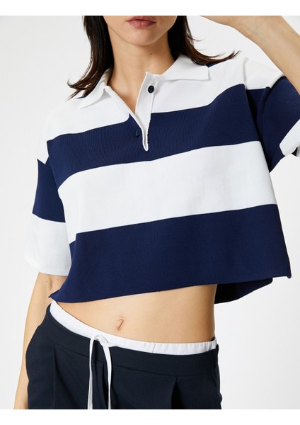 Polo Yaka Kazak Oversize Kısa Kollu indirimleri