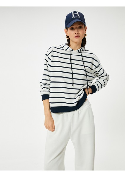 Kapüşonlu Sweathirt Standart Kesim Ribanalı fiyatları