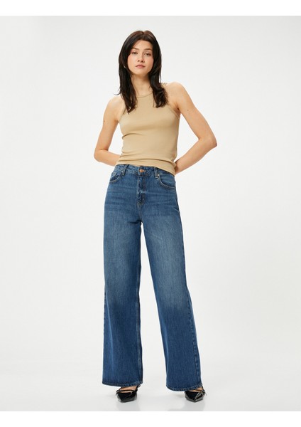 Halter Yaka Atlet Fitilli Slim Fit