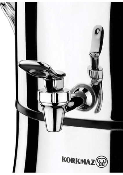 3+ L A334 Nosta Mega Inox/krom Semaver Çelik Metal Semaver Gri 500+ L 2 Yıl Resmi Distribütör Garan modelleri