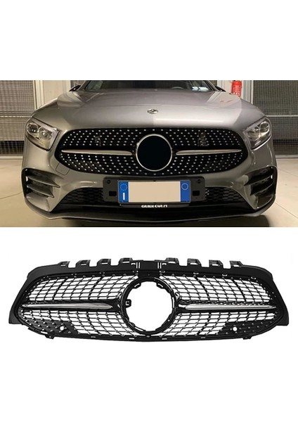 Mercedes W177 Diamond Ön Panjur Izgara Seti Krom-Siyah 2018 Sonrası