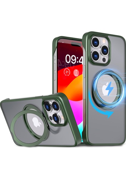 iPhone 15 Pro Tpu+Akrilik Çerçevesiz Kapak Telefon Kılıfı (Yurt Dışından)