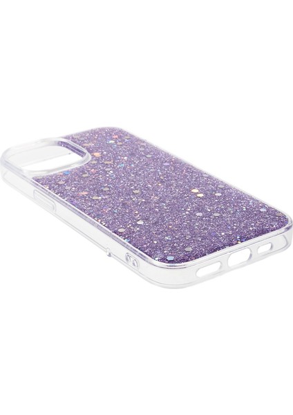 iPhone 13 Bling Powder Sequins Tpu Telefon Kılıfı (Yurt Dışından)