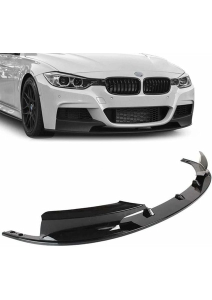 Bmw F30 Ön Tampon Altı Lip M-Performane Pianoblack 2012-2018 Arası