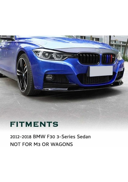 Bmw F30 Ön Tampon Altı Lip M-Performane Pianoblack 2012-2018 Arası indirimleri