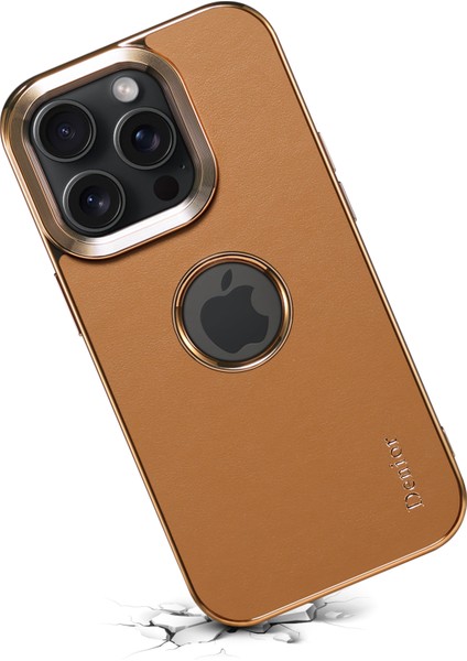 iPhone 14 Pro Electroleating Buzağı Dokusu Geri Telefon Kılıfı (Yurt Dışından)