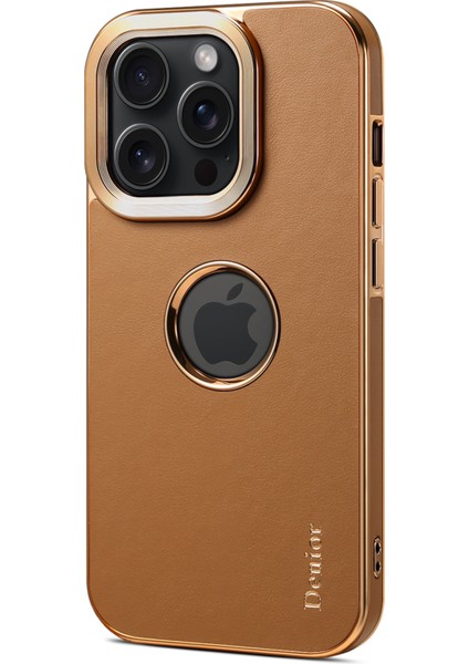 iPhone 14 Pro Electroleating Buzağı Dokusu Geri Telefon Kılıfı (Yurt Dışından)