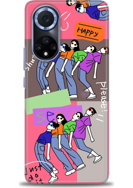 Huawei Nova 9 Uyumlu Kılıf Hd Kalite Desenli Baskılı Kılıf - x (84)