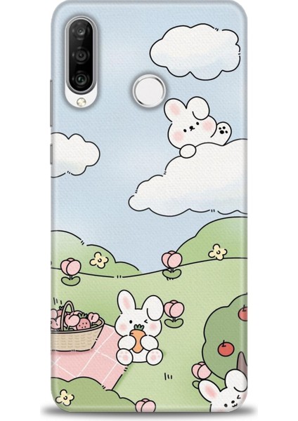 Huawei P30 Lite Uyumlu Kılıf Hd Kalite Desenli Baskılı Kılıf - M (3)
