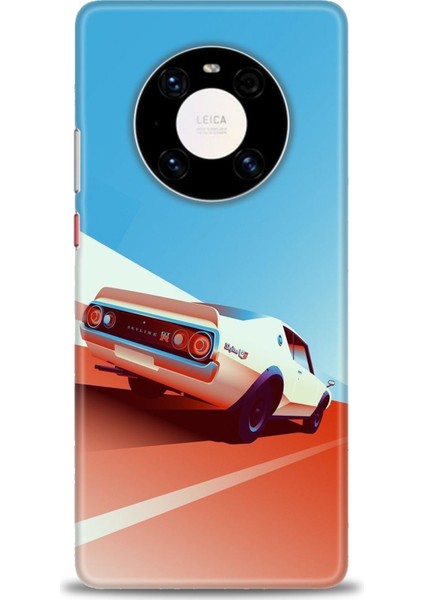 Huawei Mate 40 Pro Uyumlu Kılıf Hd Kalite Desenli Baskılı Kılıf - L (10)