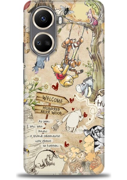 Huawei Nova 10 Se Uyumlu Kılıf Hd Kalite Desenli Baskılı Kılıf - F (101)