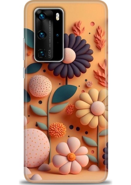 Huawei P40 Pro Uyumlu Kılıf Hd Kalite Desenli Baskılı Kılıf - Ü (12)