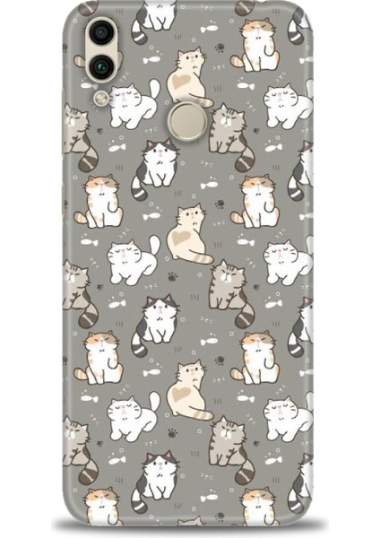 Huawei Honor 8c Uyumlu Kılıf Hd Kalite Desenli Baskılı Kılıf - U (10)