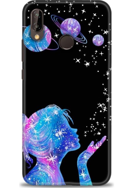 Huawei P20 Lite Uyumlu Kılıf Hd Kalite Desenli Baskılı Kılıf - x (60)
