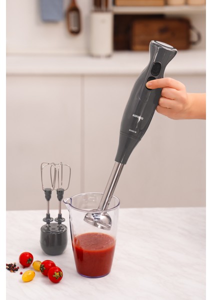 1200 Watt + Pro Multimax 6 In 1 Çok Amaçlı Mutfak Robotu Space Gray Plastik Resmi Distribütör Garan modelleri