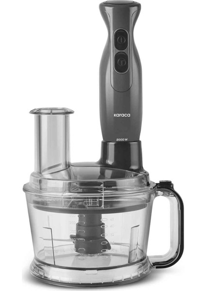 1200 Watt + Pro Multimax 6 In 1 Çok Amaçlı Mutfak Robotu Space Gray Plastik Resmi Distribütör Garan indirimleri