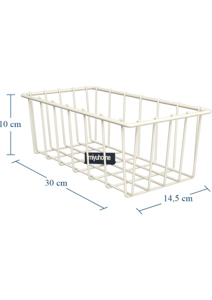 2'li Dikdörtgen Lüks Sepet Mutfak Düzenleyici Banyo Organizer Tel Sepet Metal Organizer Meyve Sepeti