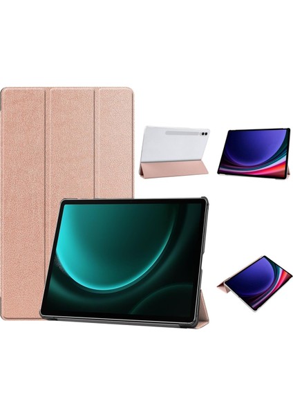 Samsung Galaxy Tab S9 Plus SM-X810 / X816 Kılıf 12.4" Akıllı Uyku Modlu Smart Cover Tablet Kılıfı