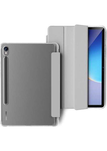 Samsung Galaxy Tab S9 SM-X710 X716 X718 Kılıf 11" Akıllı Uyku Modlu Smart Cover Slim Tablet Kılıfı