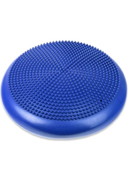 Dikenli Havalı Denge Minderi Mavi, Tırtıklı Denge Pedi 35 cm