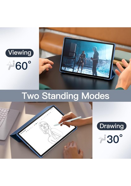 Samsung Galaxy Tab S9 Fe SM-X510 X516 X518 Kılıf 10.9" Akıllı Uyku Modlu Smart Cover Tablet Kılıfı indirimleri