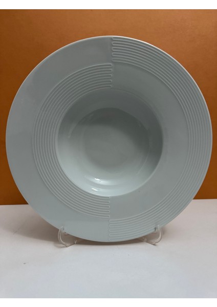 Düz Beyaz Porselen 27 cm Makarna Tabağı