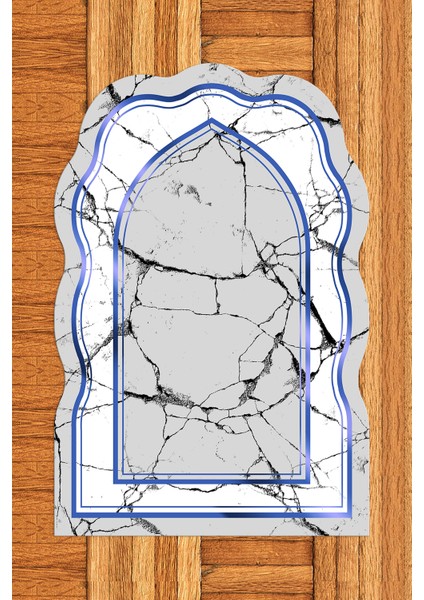 Dijital Baskılı Yıkanabilir Lazer Kesim Hediyelik Namazlık Seccade 70X130, Seccade-28-Mavi, fırsatları
