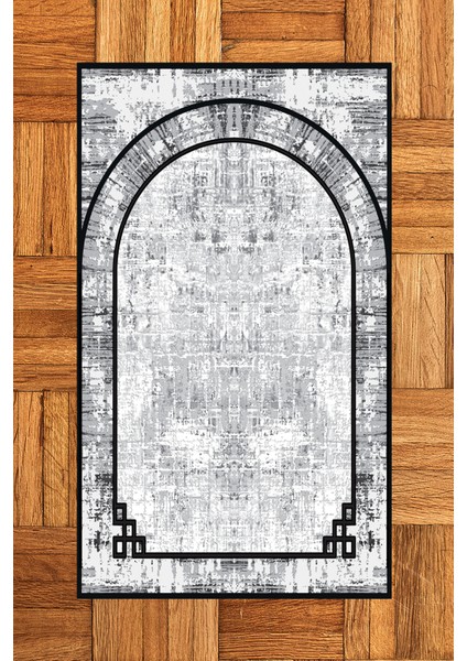 Dijital Baskılı Yıkanabilir Sade Desen Hediyelik Namazlık Seccade 70X130, Seccade-39-Gri, fiyatları