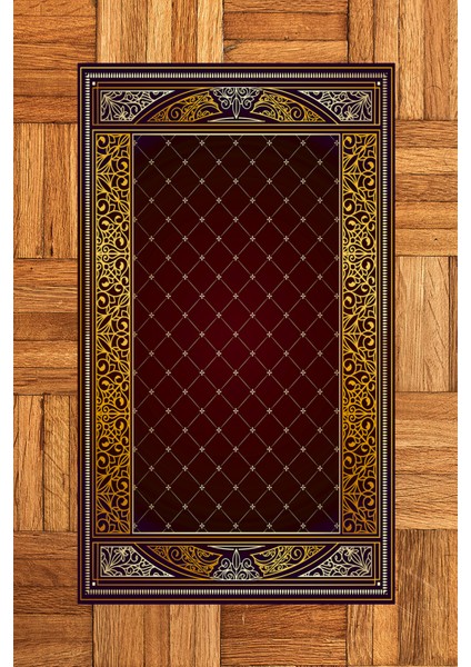 Dijital Baskılı Kaymaz Taban Yıkanabilir Namazlık Seccade 70X130, Seccade-22-Kırmızı, indirimleri