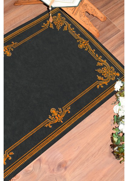 Dijital Baskılı Yıkanabilir Çiçekli Hediyelik Namazlık Seccade 70X130, Seccade-23-Gri, modelleri