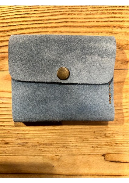 El Yapımı Süet Cüzdan Unisex