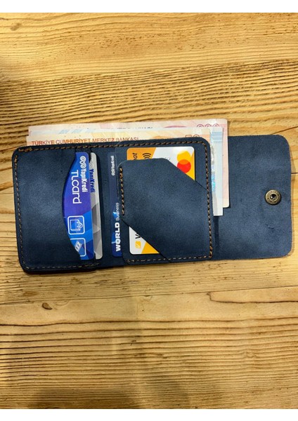 El Yapımı Süet Cüzdan Unisex