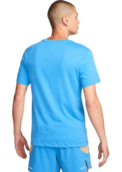 Dri-Fit Run Trail Erkek Mavi Koşu T-Shirt DZ2727-435 fiyatları