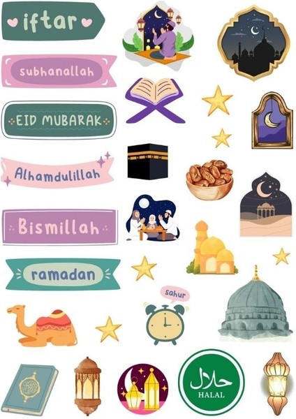 Ramazan Temalı Sticker