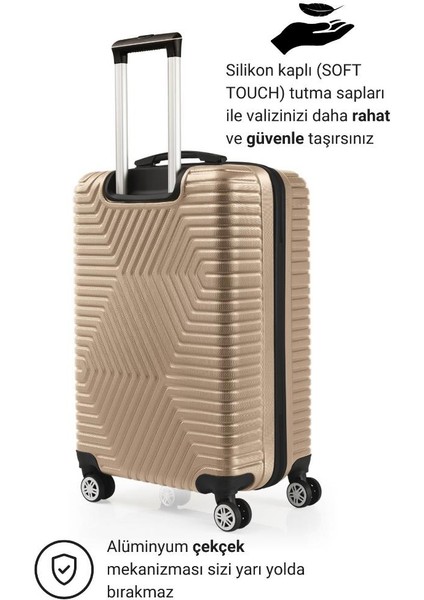 Suitcase Abs Gold Orta Boy Valiz 600.06-O modelleri