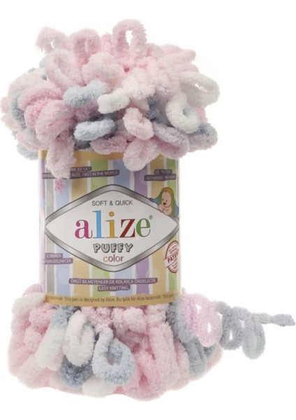 Puffy Color El Örgü Ipliği 5'li Paket 5864