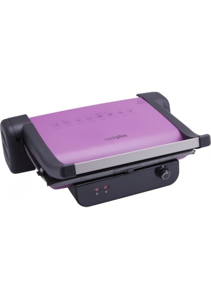 3 Kademeli Prestige Granit Izgara ve Tost Makinesi Violet Beyaz Tek Yönlü 1501 - 2000 Watt