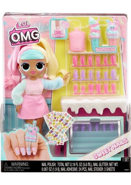 Akdenizpos UG01 503781 L.o.l. O.m.g. Sweet Nails Candylicious Sprinkles Tatlı Dükkanı (Yeni)