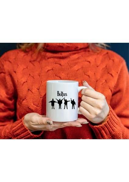 The Beatles Baskılı Seramik Kahve Çay Kupası