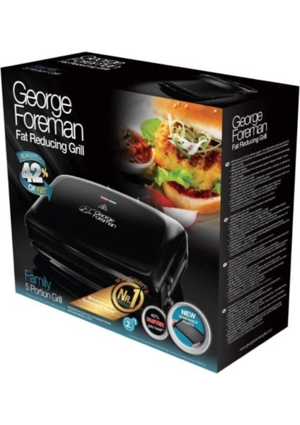 George Foreman 24330-56 Family Grill Izgara Ve Tost Makinesi Resmi Distribütör Garantili fırsatları