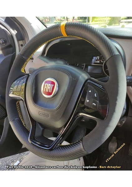 Fiat Doblo 2015-2021 Araca Özel Direksiyon Kılıfı
