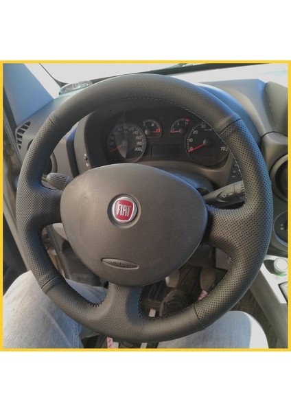 Fiat Doblo 2005-2010 Eski Kasa Araca Özel Direksiyon Kılıfı (Noktalı Düz) modelleri