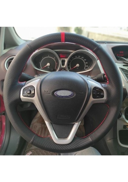 Ford Fiesta 2009-2015 Uyumlu Araca Özel Direksiyon Kılıfı (Aracınızın Direksiyonuyla Teyit Ediniz)