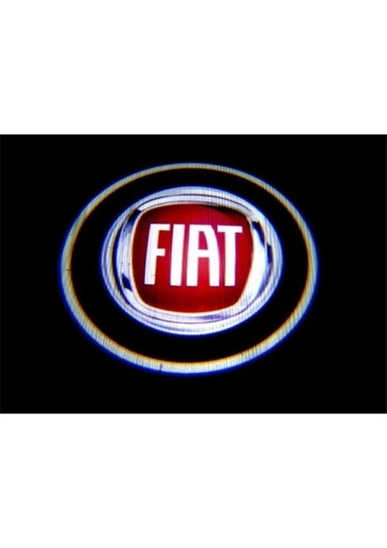 Fiat Araçlarına Kapı Altı LED Logo Mesafe Sensörlü Yeni Nesil