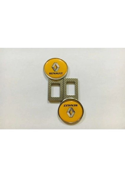Renault Logolu Ikaz Ses Metal Toka 2 Adet