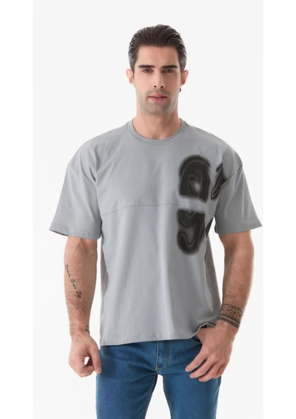 Baskılı Oversize T-Shirt