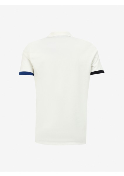 Beyaz Erkek Polo Yaka Relaxed Polo T-Shirt J4SM-TST7233